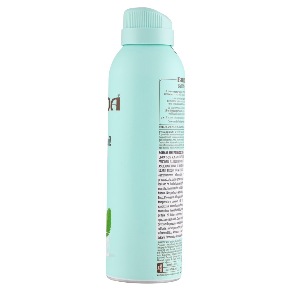 Bilboa Belli freschi! 30 Protezione Alta con Menta Acquatica 150 ml
